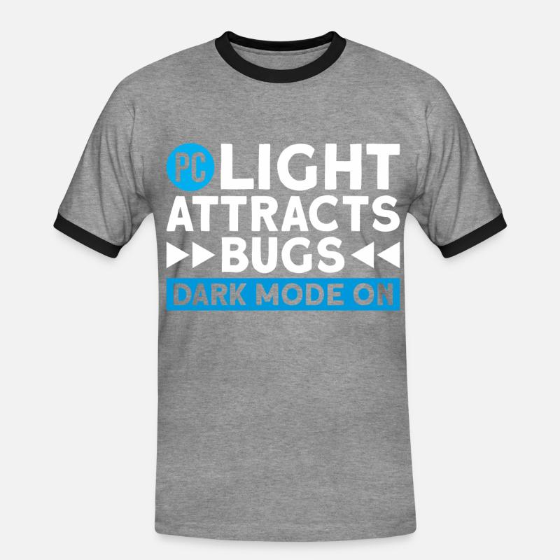 Computer Coding Programmierer - Männer Kontrast-T-Shirt - Grau meliert/Schwarz