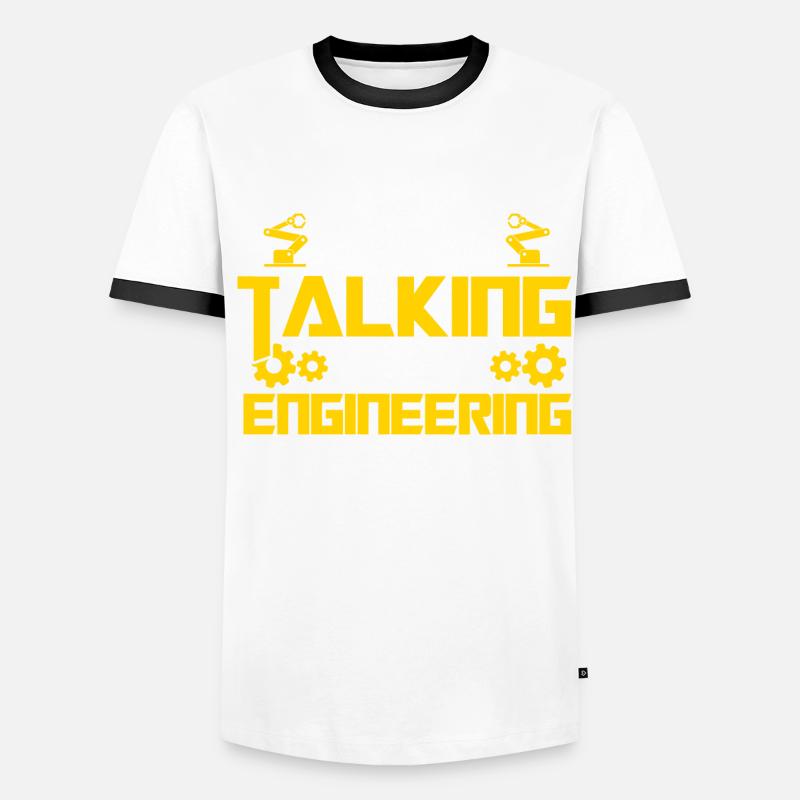 Robot Robotics Engineer Costume Robot Men's Ringer Shirt