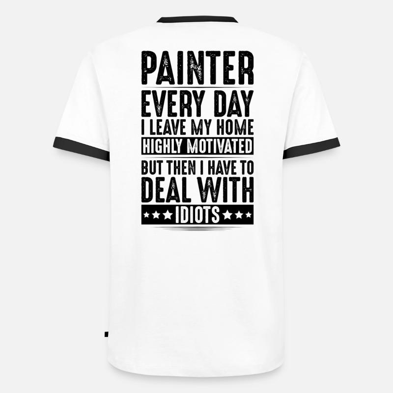 Painter and Varnisher Painter Painter Men's Ringer Shirt