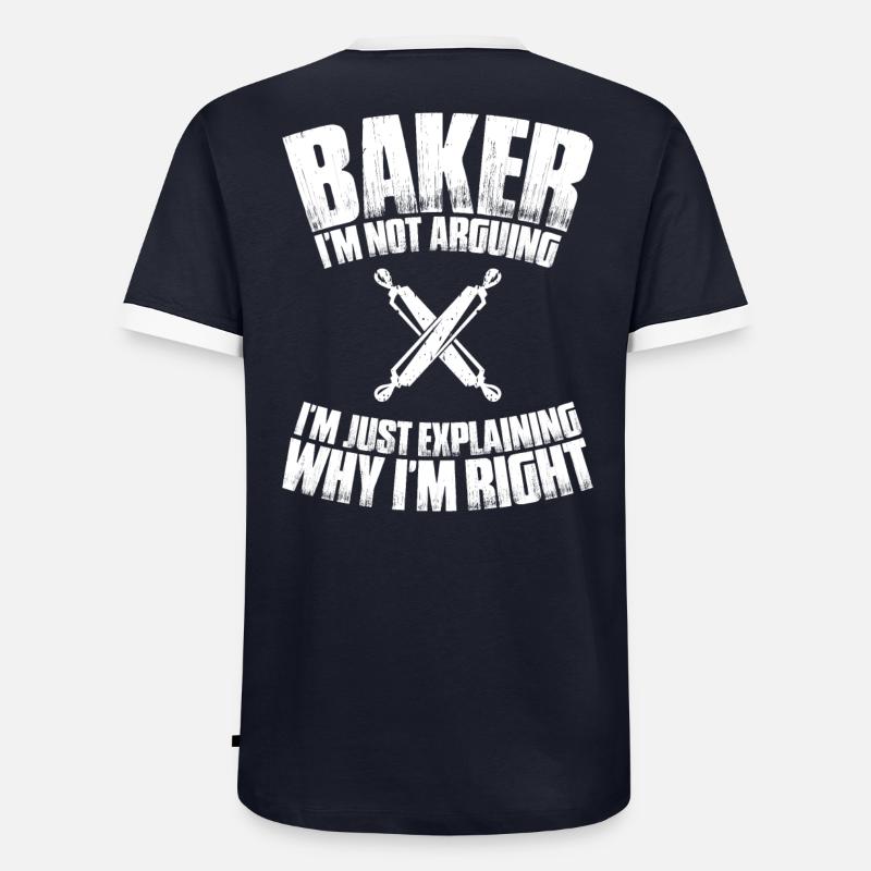 Baker Baking Baker Bakery Baking - Men's Ringer Shirt - undefined