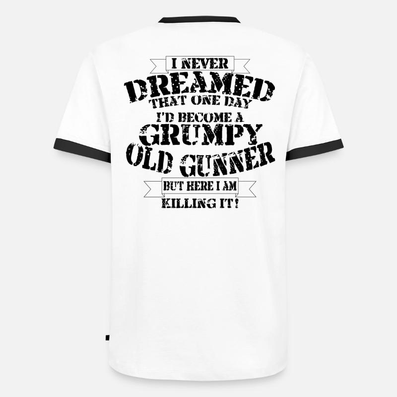 Grumpy Old Gunner Men's Ringer Shirt