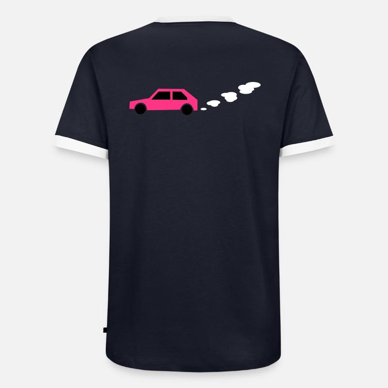 auto Männer Kontrast-T-Shirt