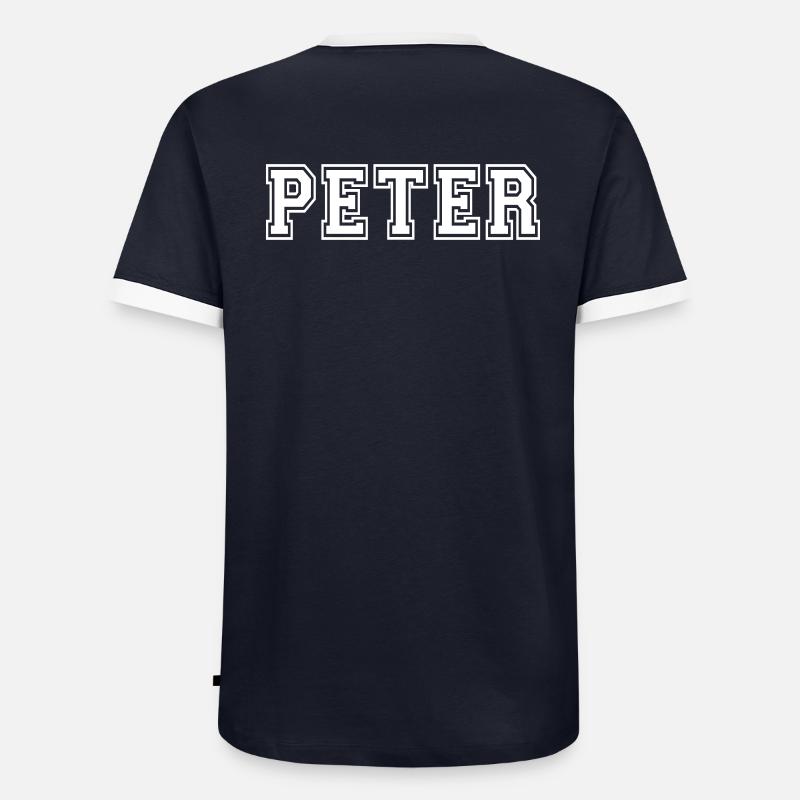 peter T-shirt contrasté Homme