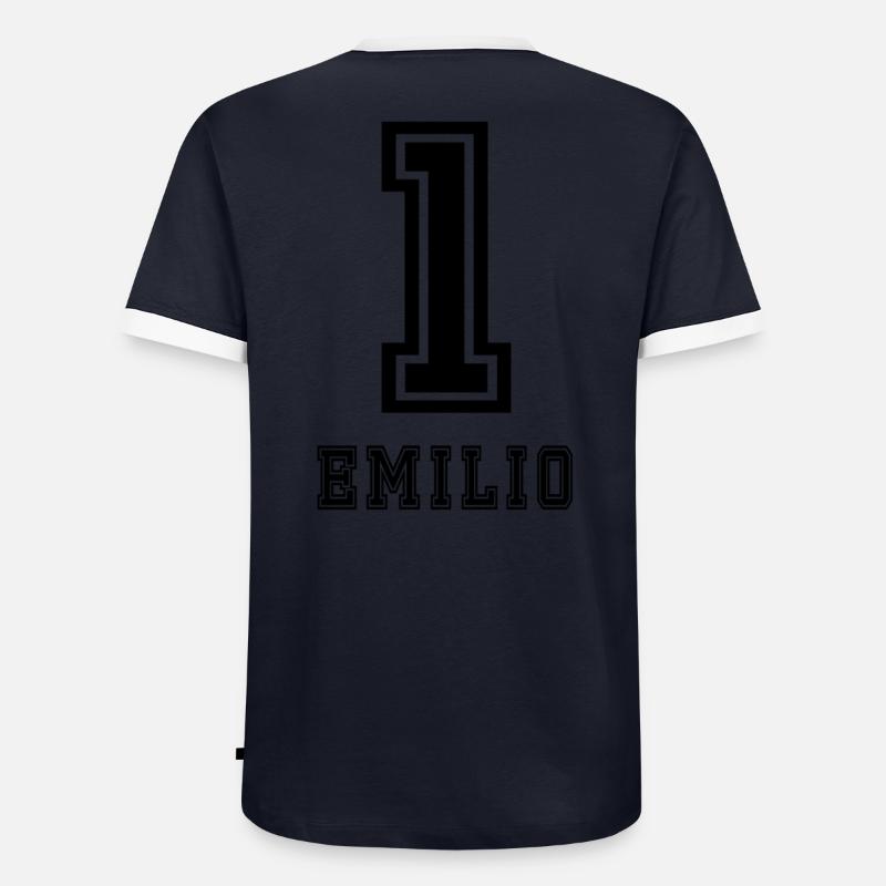 Emilio T-shirt contrasté Homme