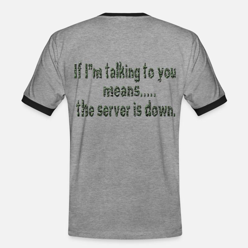 Hacking hacker hacker computer cybersecurity - Men's Ringer Shirt - heather grey/black