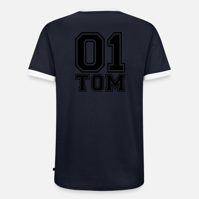 Tom - Nom T-shirt contrasté Homme