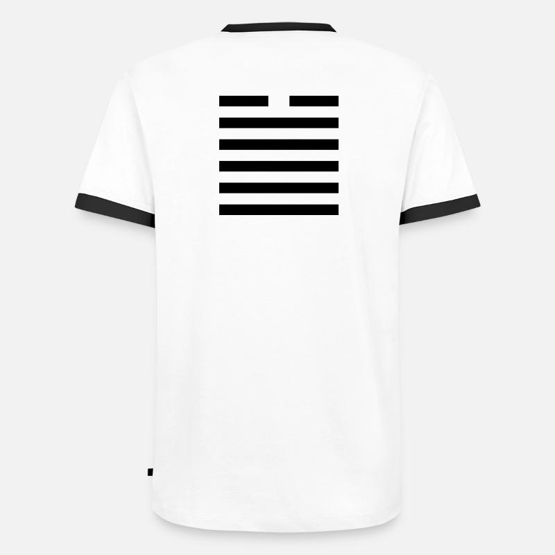 43 Guài - Der Durchbruch (Hexagramm) Männer Kontrast-T-Shirt
