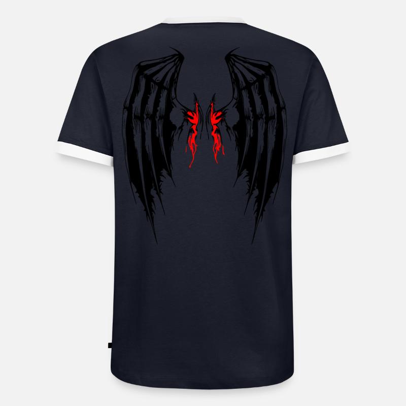 2reborn Devilwings Devil Wings Devil Wings bl T-shirt contrasté Homme
