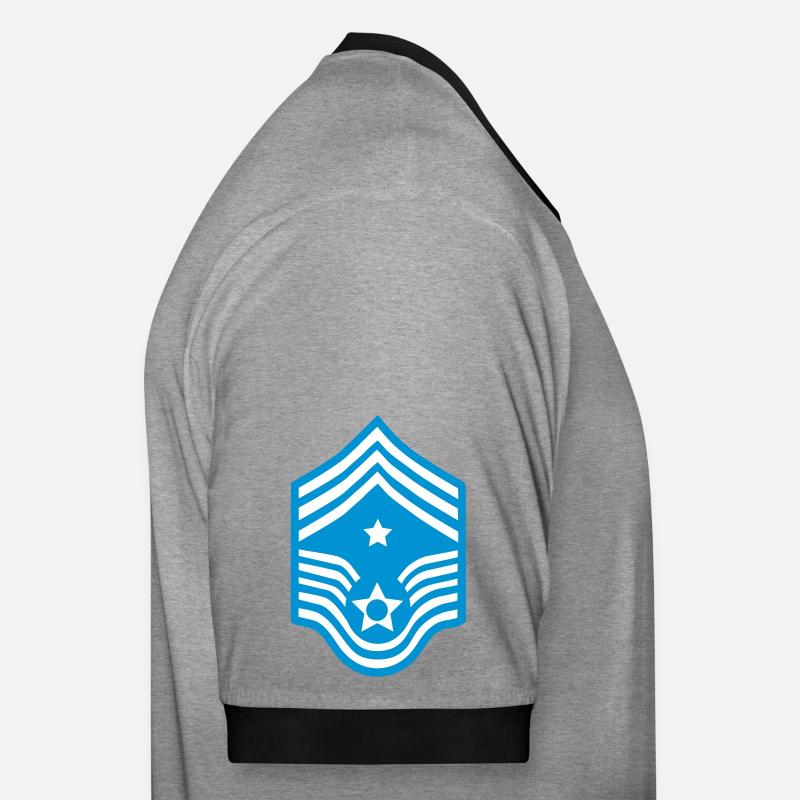 Sergeant Commander_g1 - Men's Ringer Shirt - heather grey/black