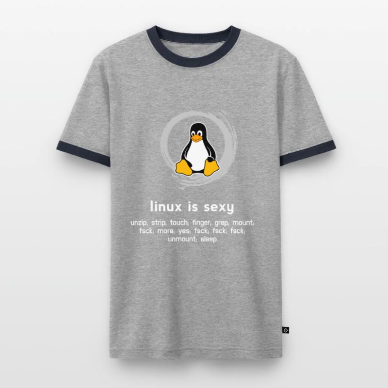 Admin Ordinateur pc programmeur Code du système T-shirt contrasté Homme