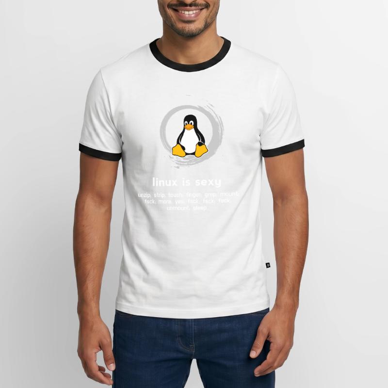 Computer Admin pc Programmierer Code System Humor Männer Kontrast-T-Shirt