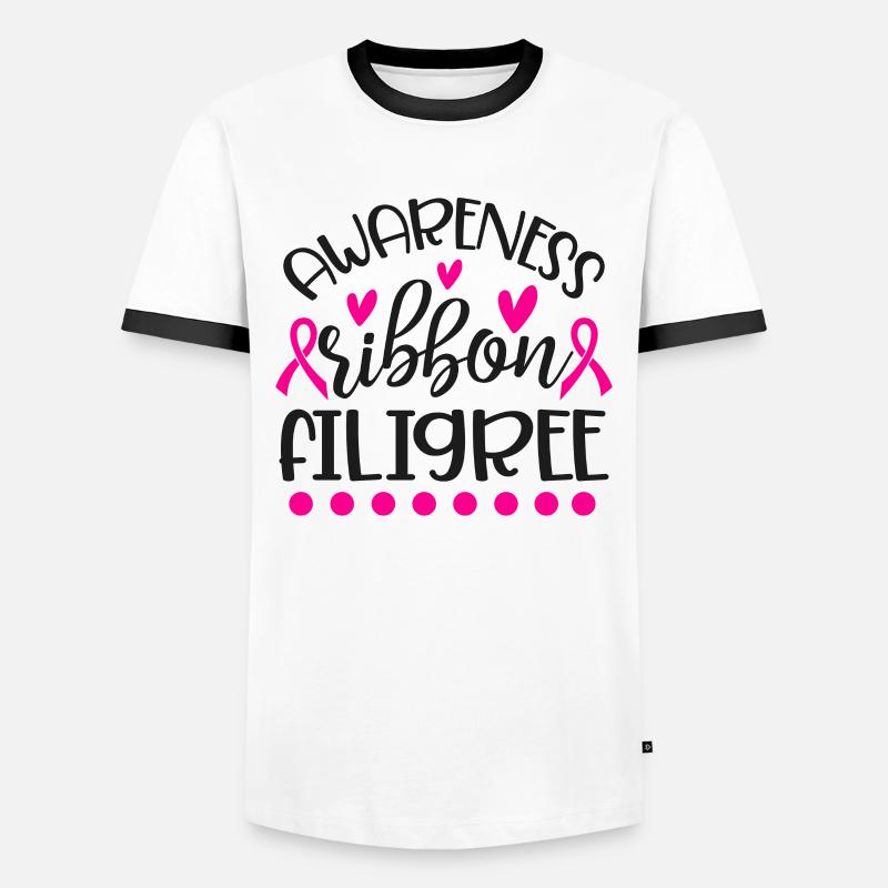 Sensitization loop - Men's Ringer Shirt - white/black