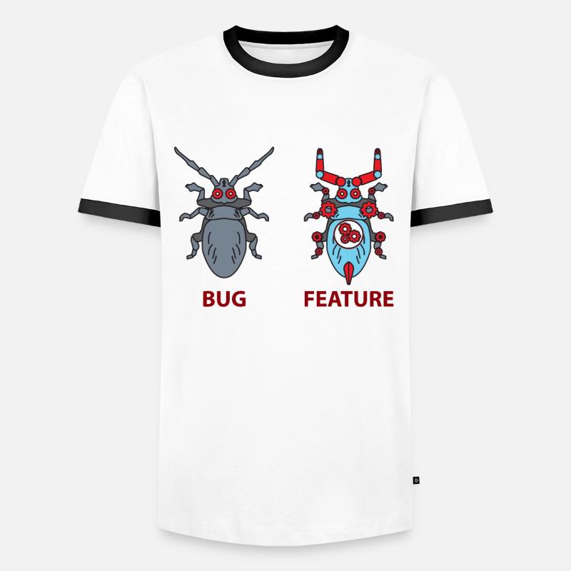 Programmierer Witz - Männer Kontrast-T-Shirt - Weiß/Schwarz