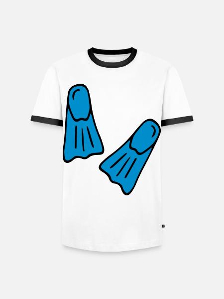 Funny gifts for divers - Men's Ringer Shirt - white/black