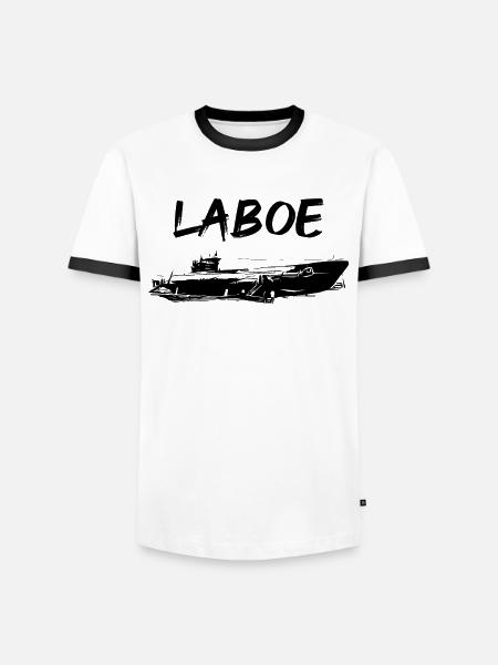 Submarine Laboe - Men's Ringer Shirt - white/black