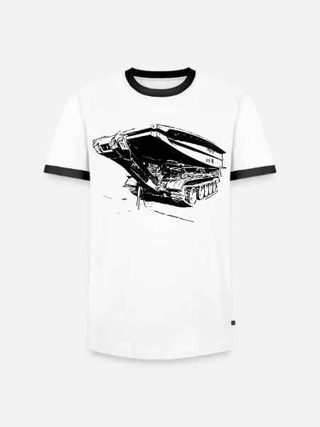 Bridge Laying Device BLG 60 - Men's Ringer Shirt - white/black