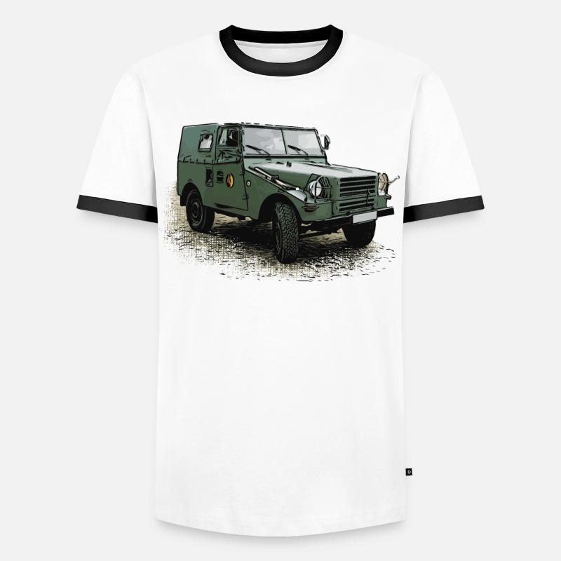 IFA P3 - Men's Ringer Shirt - white/black