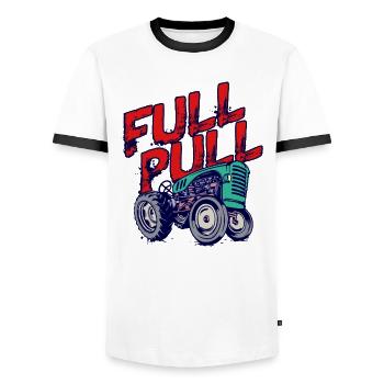 Landwirtschaft Spruch Bauernhof Traktor Landwirt - Männer Kontrast-T-Shirt - Weiß/Schwarz - Vorne - AI Model Female 172 light (172cm) & AI Model Male 178 dark (178cm)