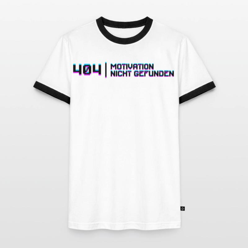 Déclaration de débogage du code développeur Entwickler Dev T-shirt contrasté Homme
