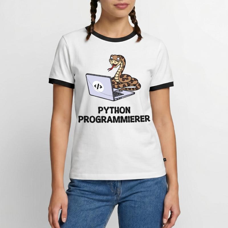 Programmer Computer Code Developer Statement Men's Ringer Shirt