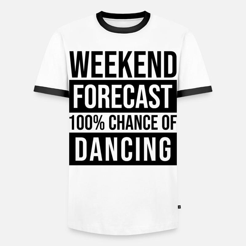 Dancer - Men's Ringer Shirt - white/black