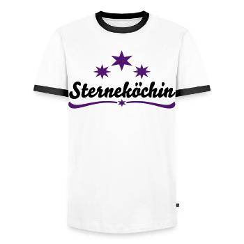 Geschenke für eine gute Köchin - Männer Kontrast-T-Shirt - Weiß/Schwarz - Vorne - AI Model Female 172 light (172cm) & AI Model Male 178 dark (178cm)