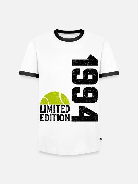 30th Anniversary 1994 Limited Edition Tennis - Men's Ringer Shirt - white/black