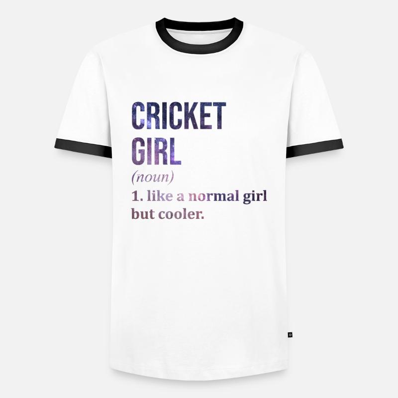 Cricket - Men's Ringer Shirt - white/black