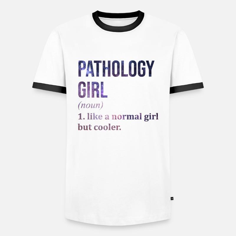 Pathology - Men's Ringer Shirt - white/black
