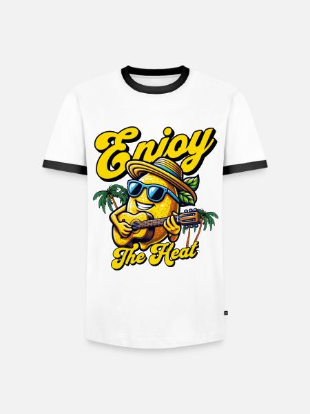 Lemonade Lemonade Lemons Citrus Gift - Men's Ringer Shirt - white/black
