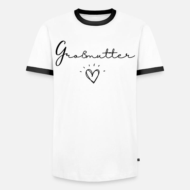 Großmutter - Men's Ringer Shirt - white/black