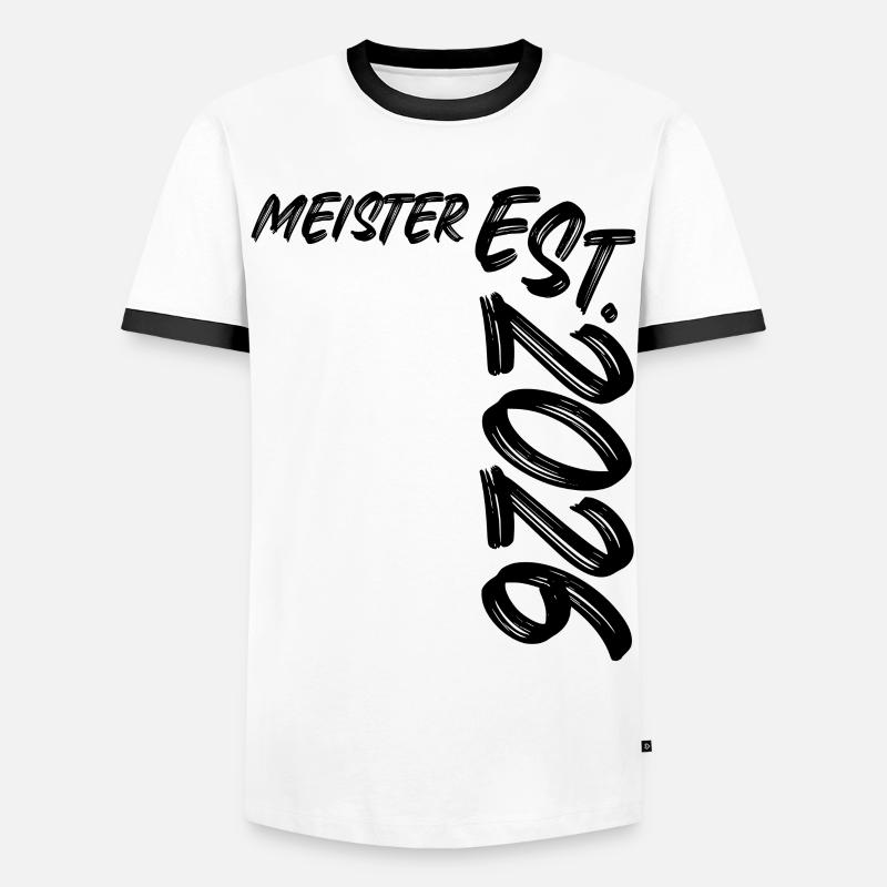 Master est. 2026 - Men's Ringer Shirt - white/black