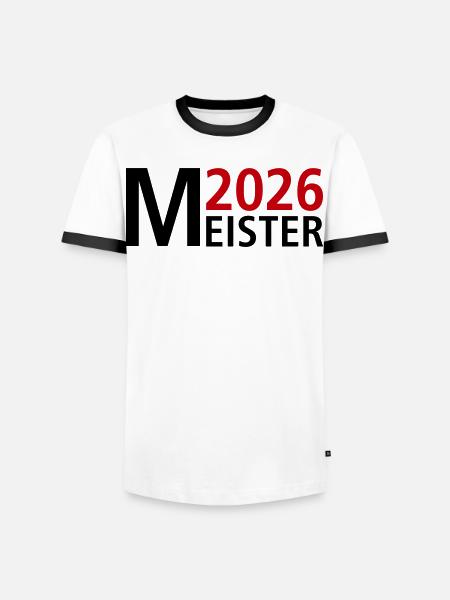 Champion 2026 Championship - Men's Ringer Shirt - white/black
