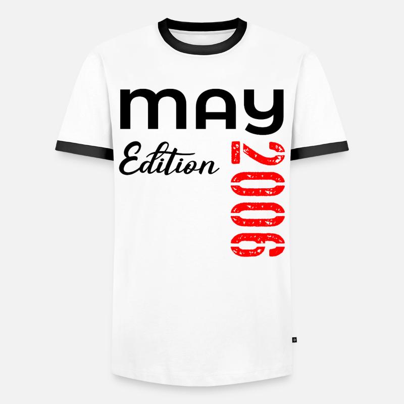 20th Birthday May 2006 - Men's Ringer Shirt - white/black