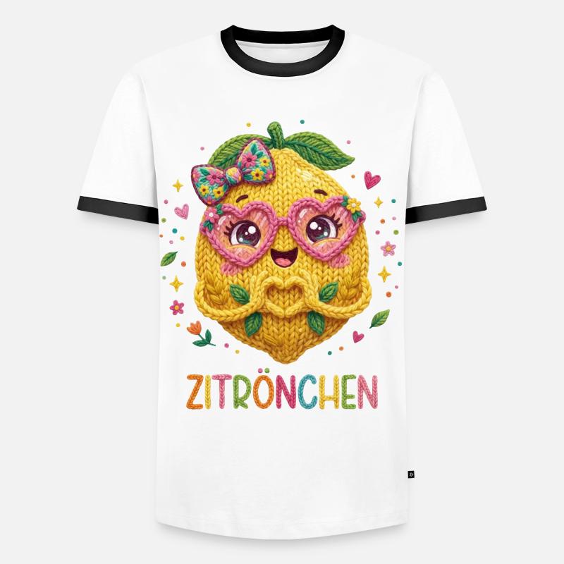 Lemon Lemon Lemon - Men's Ringer Shirt - white/black
