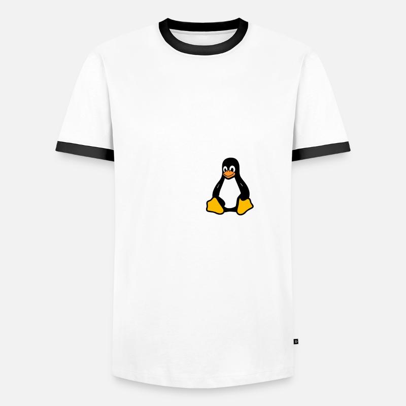 Linux just sudo it - Männer Kontrast-T-Shirt - Weiß/Schwarz