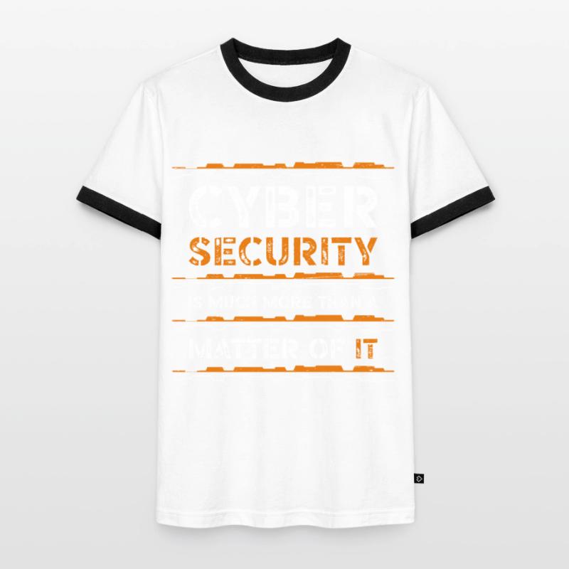 Codierung Computer Sicherheitscode Monkey Data Science Männer Kontrast-T-Shirt
