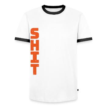 soooo happy i'm 22 Lustig 22. Geburtstag 22 - Männer Kontrast-T-Shirt - Weiß/Schwarz - Vorne - AI Model Female 172 light (172cm) & AI Model Male 178 dark (178cm)