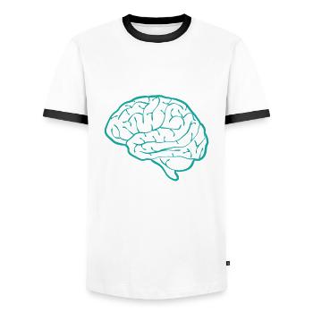 Läufer Marathon Bekleidung Der Arzt sagt es ist - Männer Kontrast-T-Shirt - Weiß/Schwarz - Vorne - AI Model Female 172 light (172cm) & AI Model Male 178 dark (178cm)