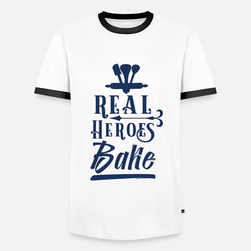 Bakery Baking Baking Baker Baking Cakes - Men's Ringer Shirt - white/black