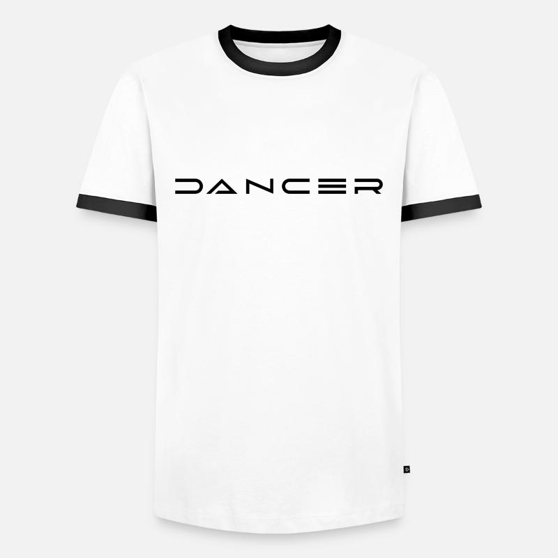 Dance Dance Dancer Dancer Dance School - Men's Ringer Shirt - white/black