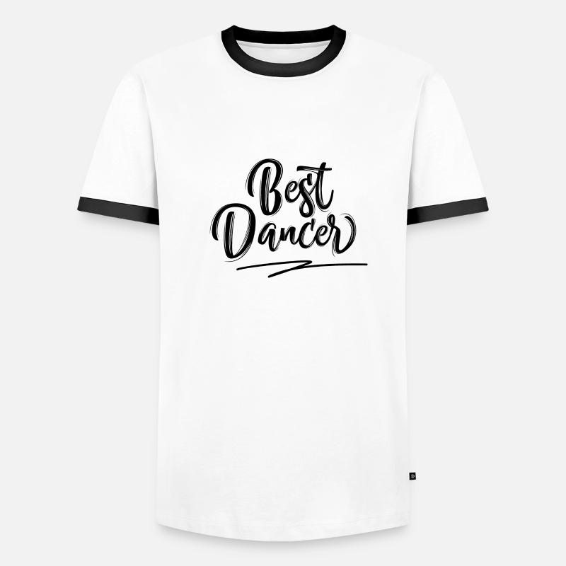 Dancing Dancing Dancing Dancing - Men's Ringer Shirt - white/black