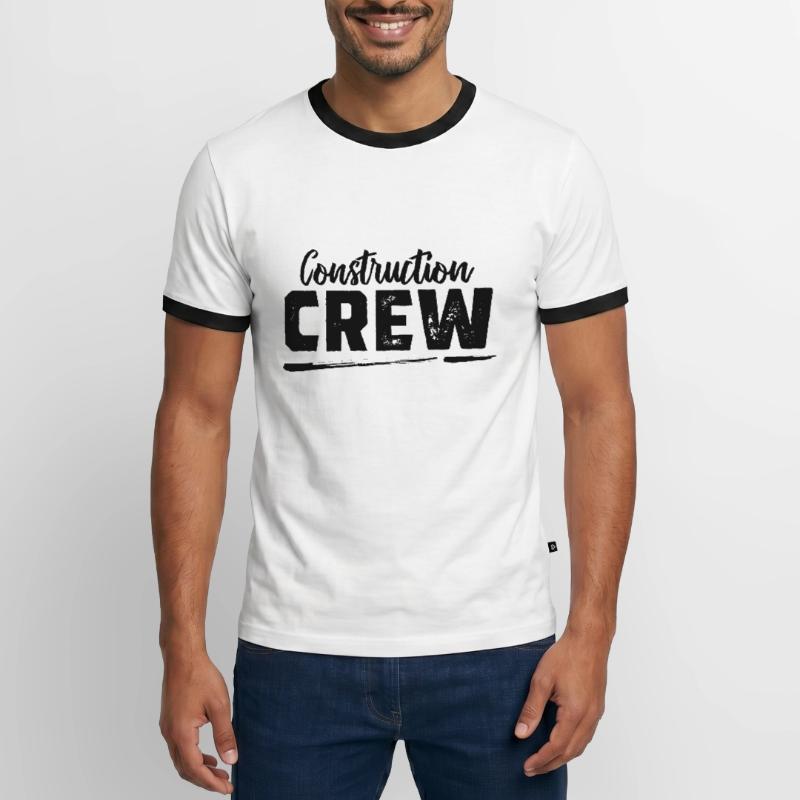 Construction workers Construction workers Construction workers Construction workers Men's Ringer Shirt