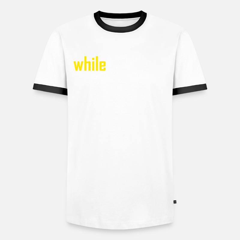 Programmierer Programmieren Geschenk - Männer Kontrast-T-Shirt - Weiß/Schwarz