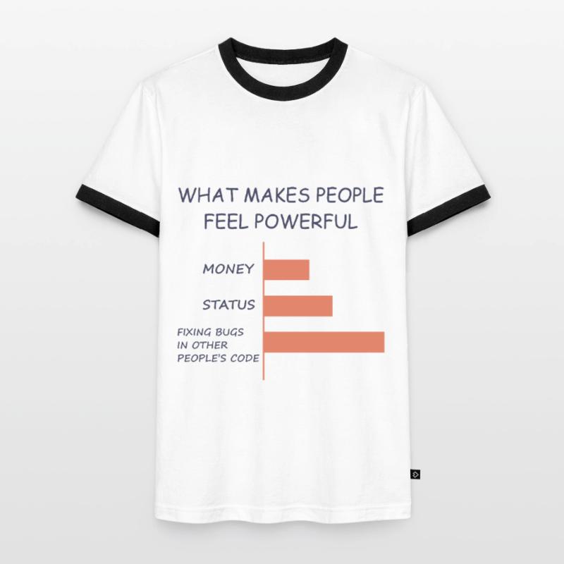 Computerprogrammierer Codierer Software Engineer Geschenk Männer Kontrast-T-Shirt