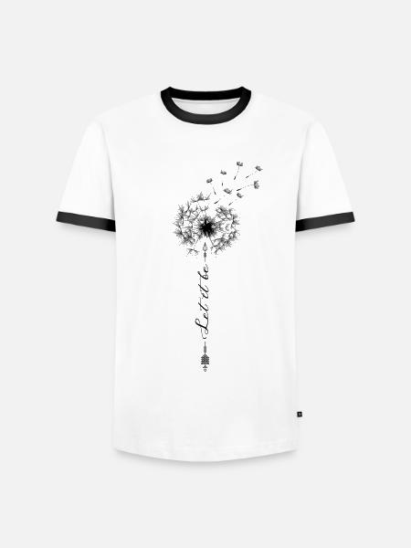 Let It Pusteblume Tattoo Be Pusten Dandelion Just - Camiseta contraste hombre - 