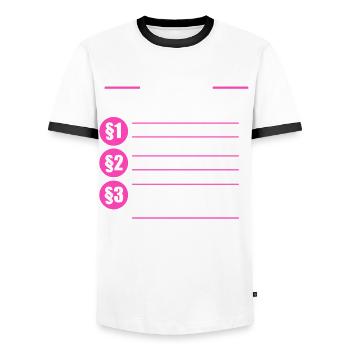 Schwiegermutter Schwiegereltern Schwiegermama Lust - Männer Kontrast-T-Shirt - Weiß/Schwarz - Vorne - AI Model Female 172 light (172cm) & AI Model Male 178 dark (178cm)