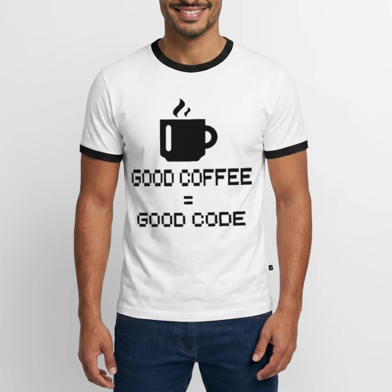 Programmeur - Codeur - Hacker - IT T-shirt contrasté Homme