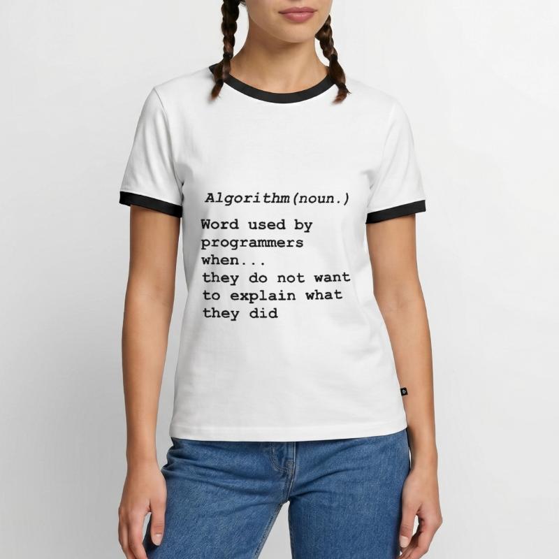 Programming Programmierer Informatiker Informatik Männer Kontrast-T-Shirt