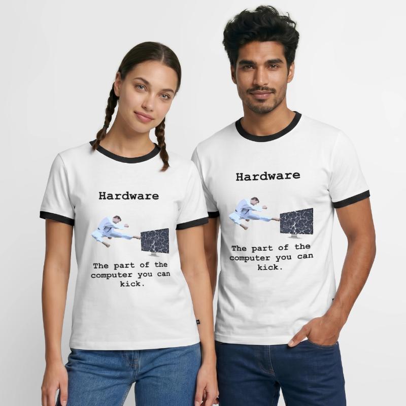 Programming Programmierer Informatik Hardware Männer Kontrast-T-Shirt